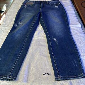 Judy blue used straight leg jeans size 15/32
